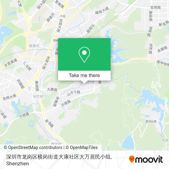 深圳市龙岗区横岗街道大康社区大万居民小组 map
