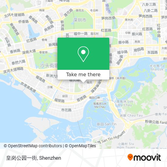 皇岗公园一街 map