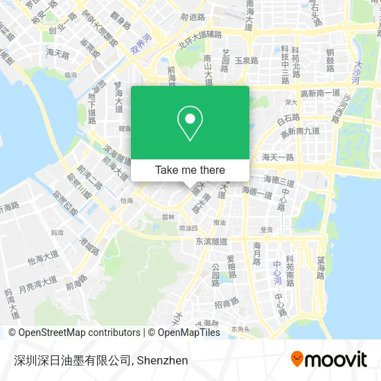 深圳深日油墨有限公司 map