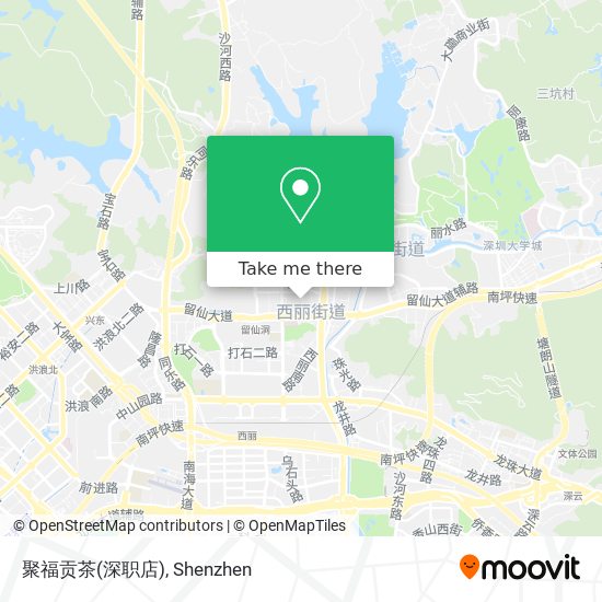 聚福贡茶(深职店) map