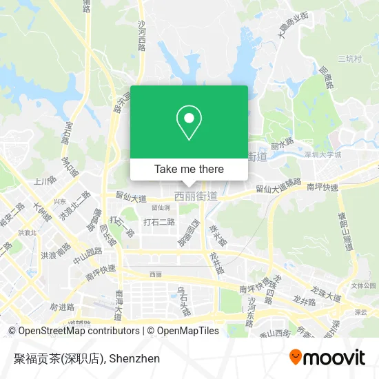 聚福贡茶(深职店) map