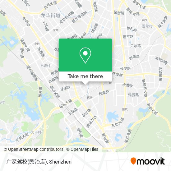广深驾校(民治店) map