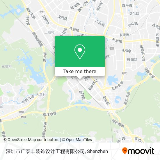 深圳市广泰丰装饰设计工程有限公司 map