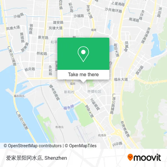 爱家景阳冈水店 map