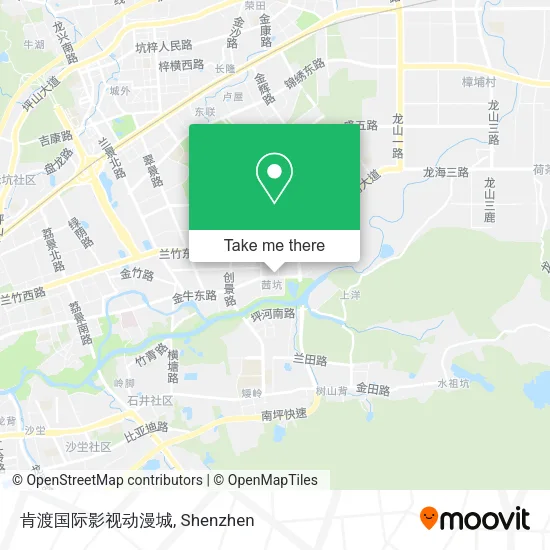 肯渡国际影视动漫城 map