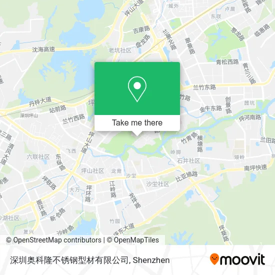 深圳奥科隆不锈钢型材有限公司 map