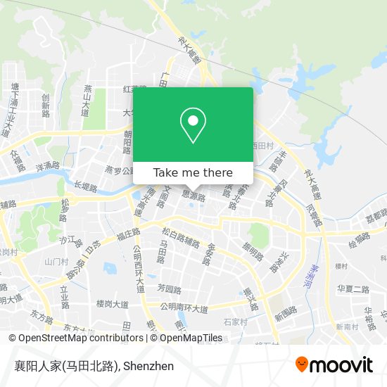 襄阳人家(马田北路) map