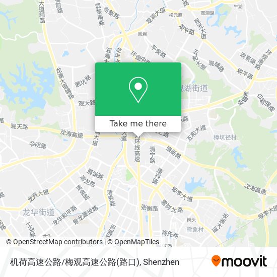 机荷高速公路/梅观高速公路(路口) map