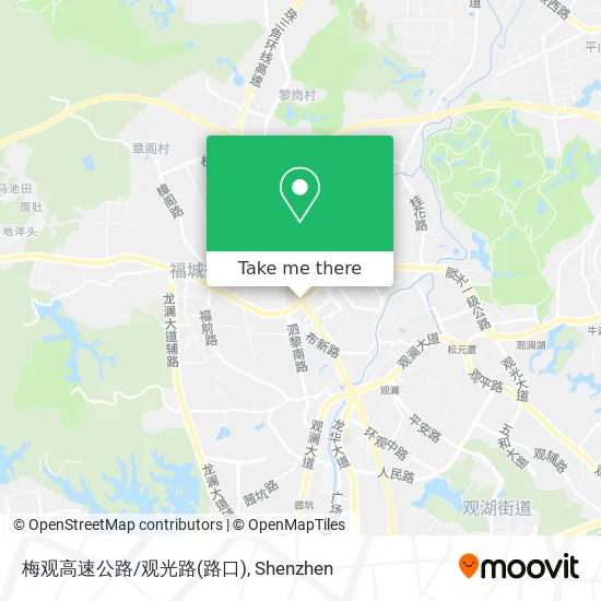 梅观高速公路/观光路(路口) map