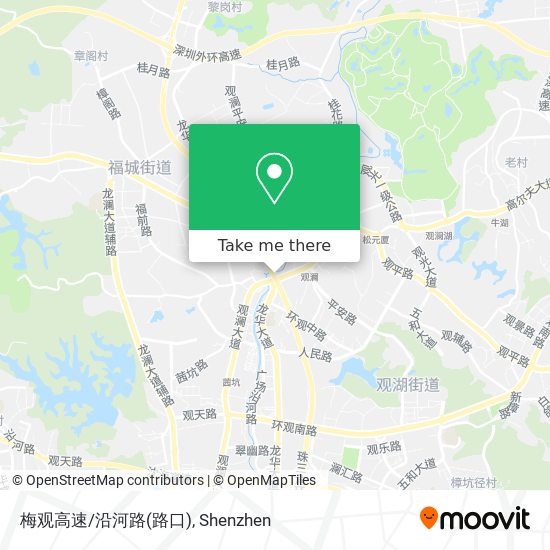 梅观高速/沿河路(路口) map