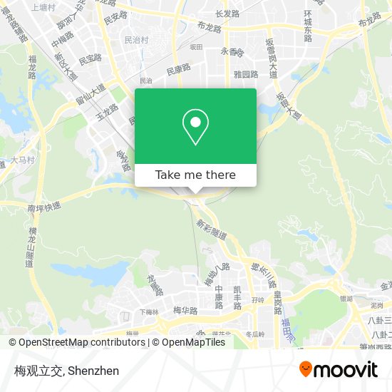 梅观立交 map