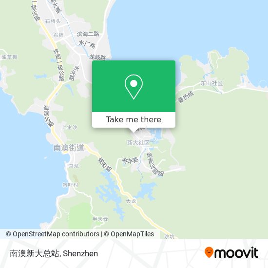 南澳新大总站 map