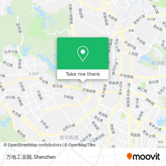 万地工业园 map
