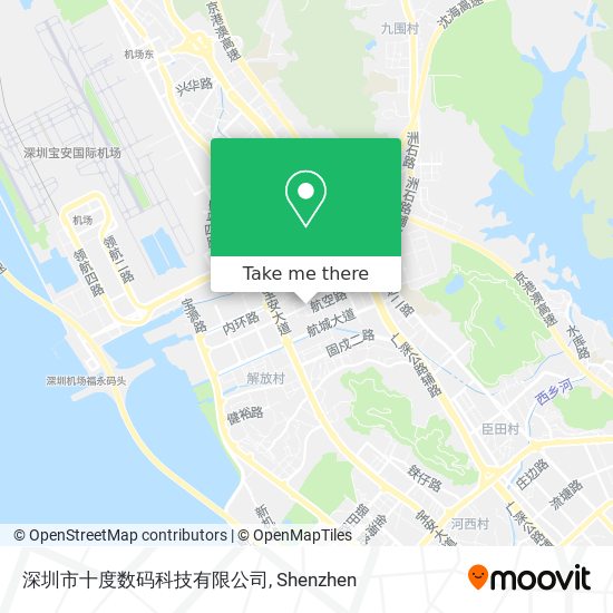 深圳市十度数码科技有限公司 map