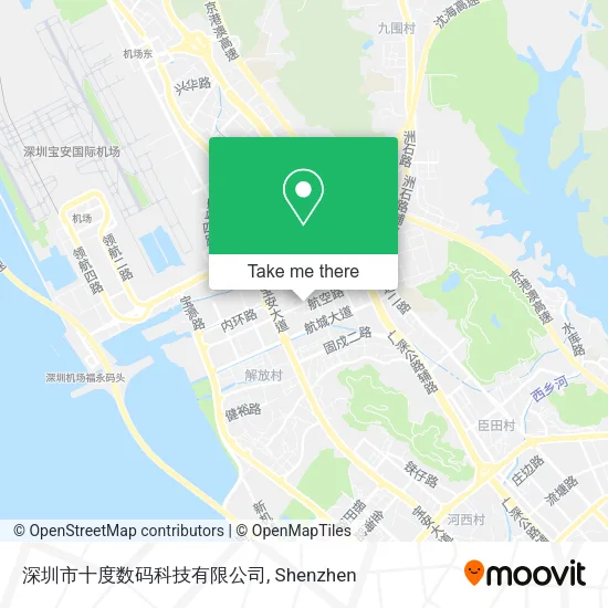 深圳市十度数码科技有限公司 map