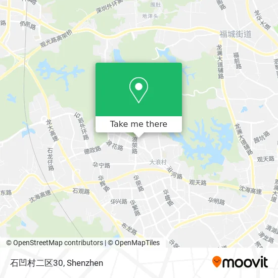 石凹村二区30 map