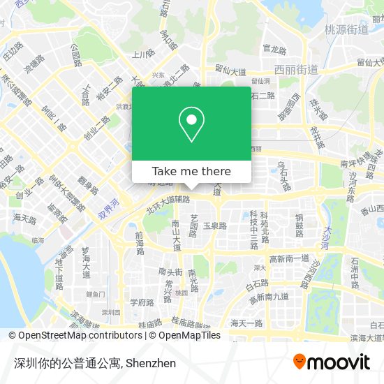 深圳你的公普通公寓 map