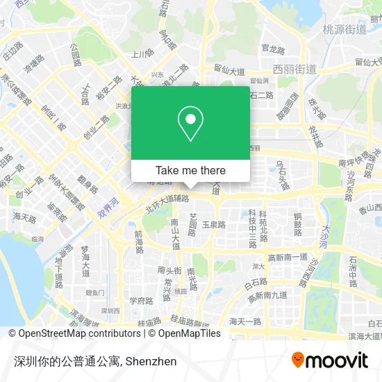 深圳你的公普通公寓 map