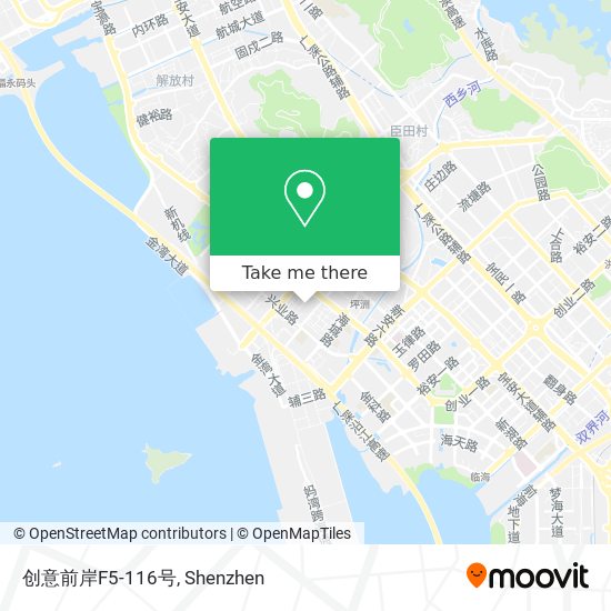 创意前岸F5-116号 map