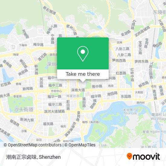 潮南正宗卤味 map
