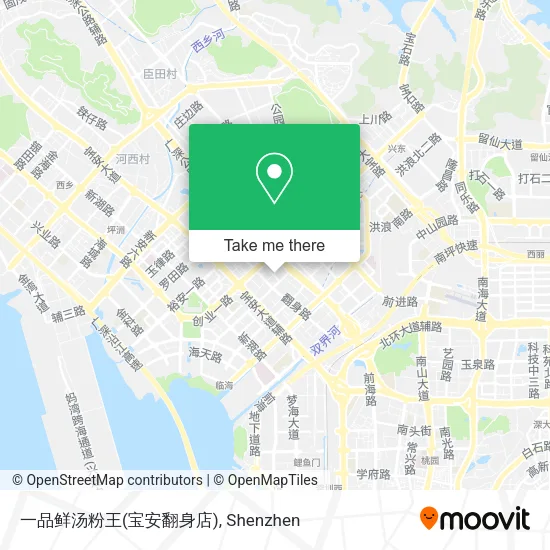 一品鲜汤粉王(宝安翻身店) map