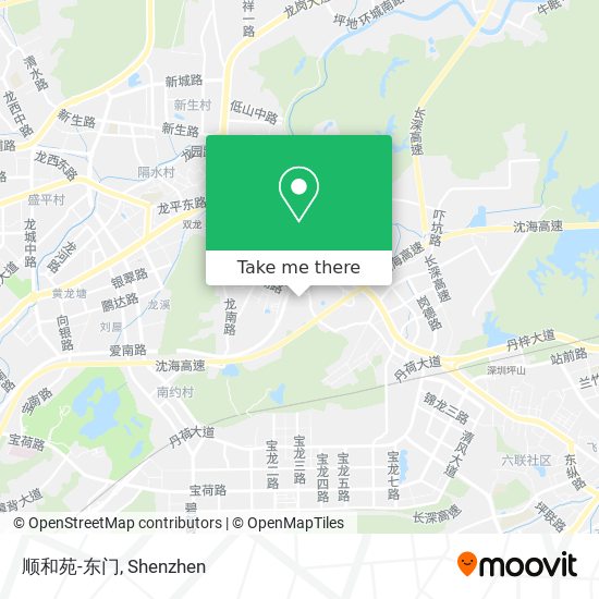 顺和苑-东门 map