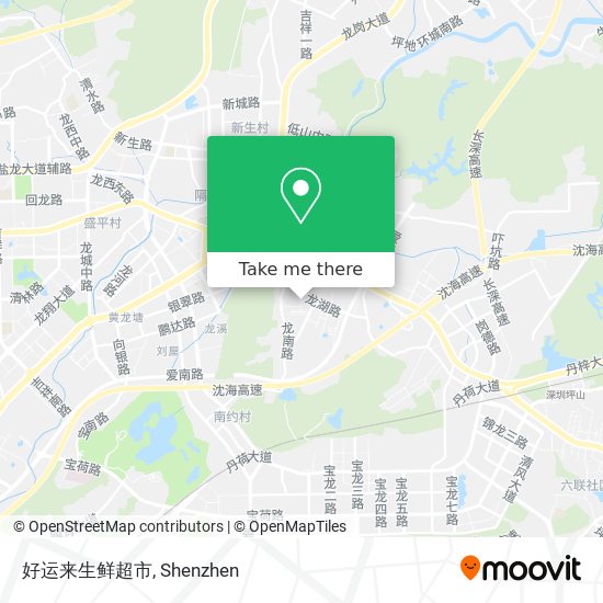好运来生鲜超市 map