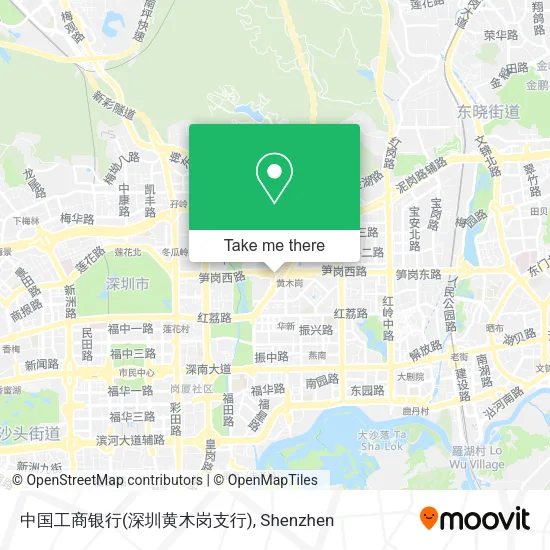 中国工商银行(深圳黄木岗支行) map