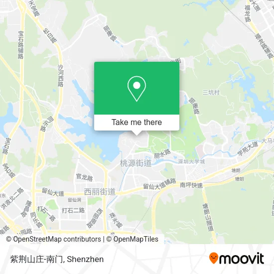 紫荆山庄-南门 map