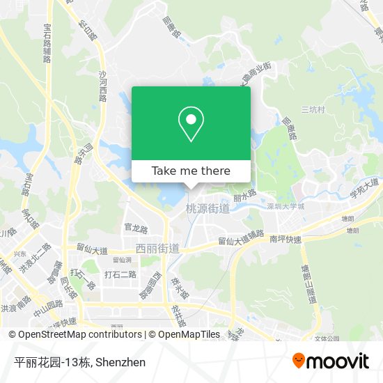 平丽花园-13栋 map