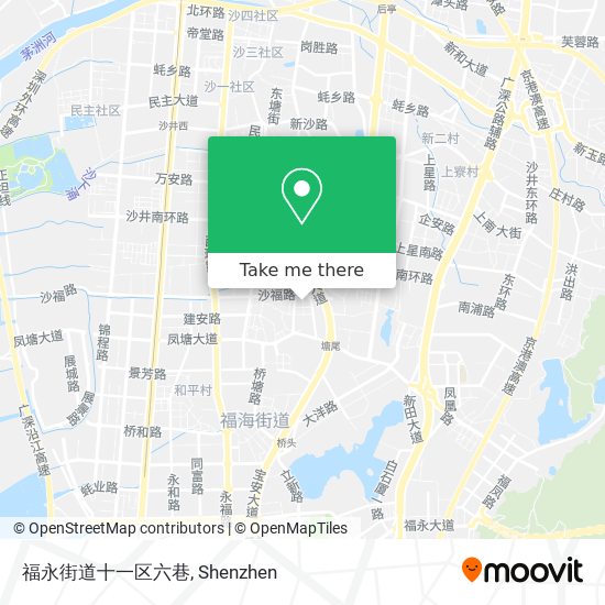 福永街道十一区六巷 map