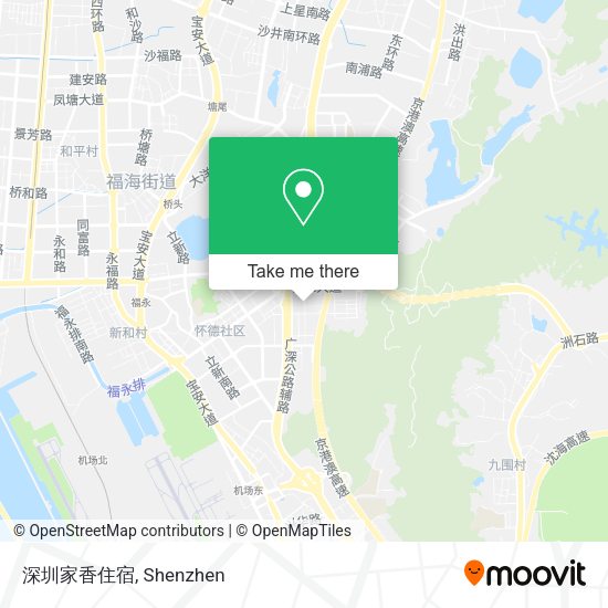 深圳家香住宿 map