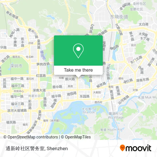 通新岭社区警务室 map