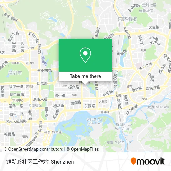 通新岭社区工作站 map