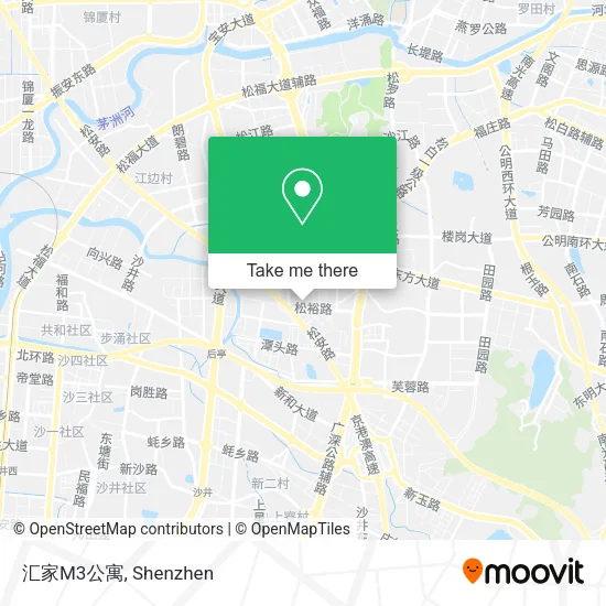 汇家M3公寓 map