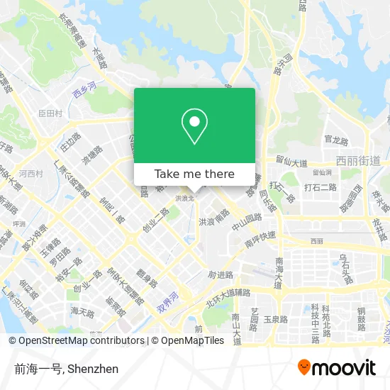 前海一号 map