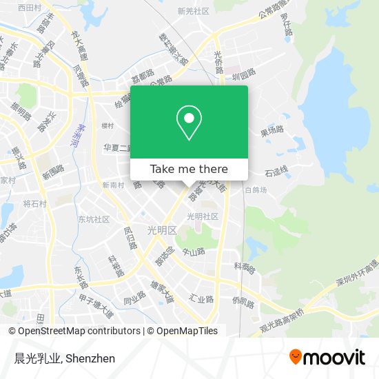 晨光乳业 map