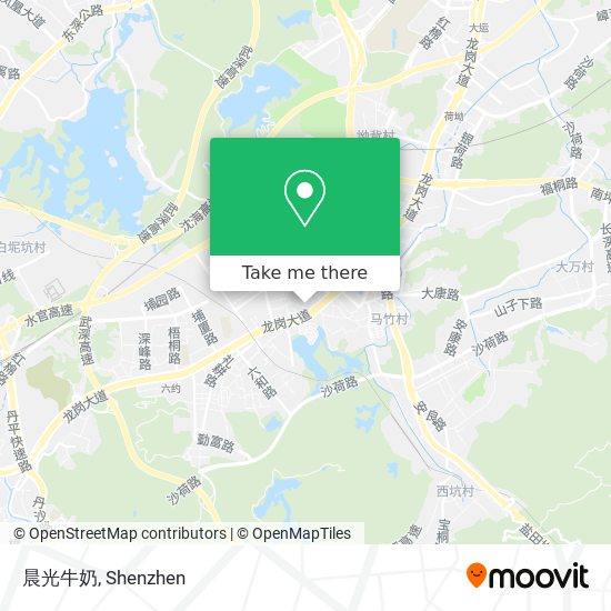 晨光牛奶 map