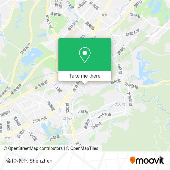 金秒物流 map