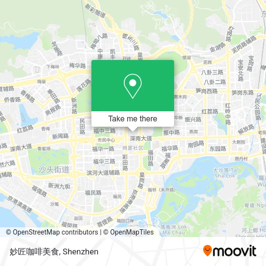 妙匠咖啡美食 map