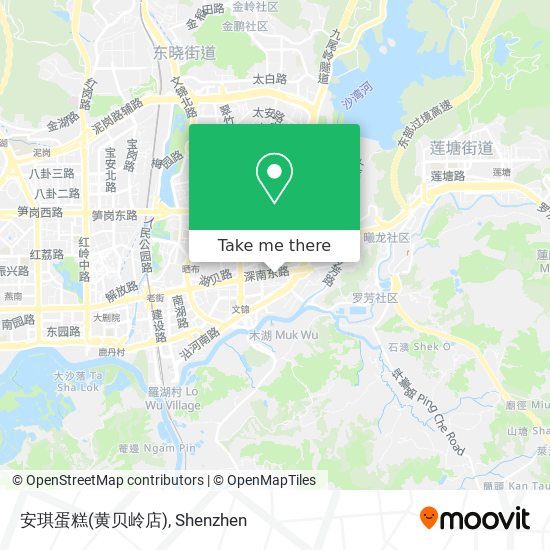 安琪蛋糕(黄贝岭店) map