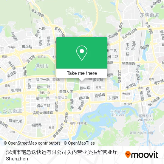 深圳市宅急送快运有限公司关内营业所振华营业厅 map