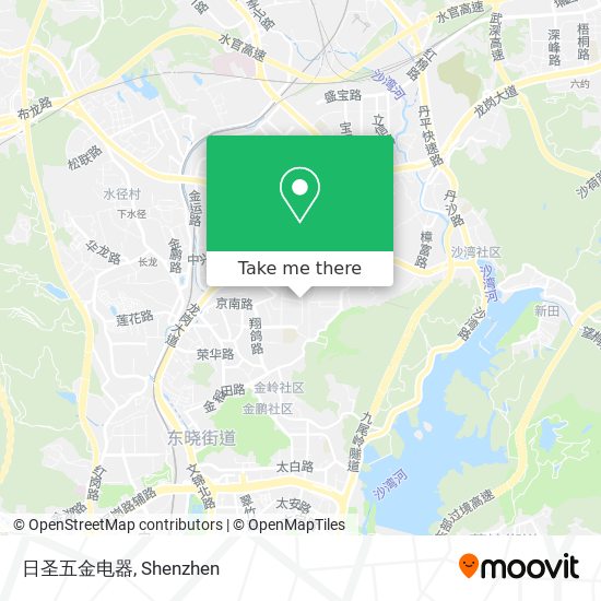 日圣五金电器 map