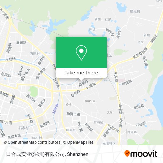 日合成实业(深圳)有限公司 map