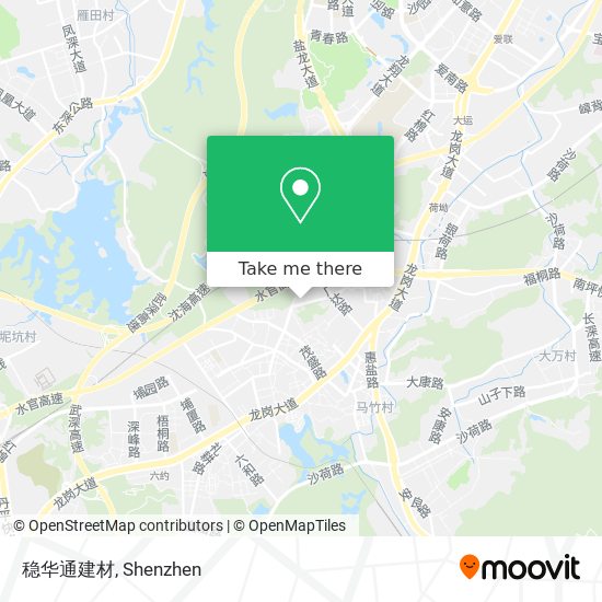 稳华通建材 map