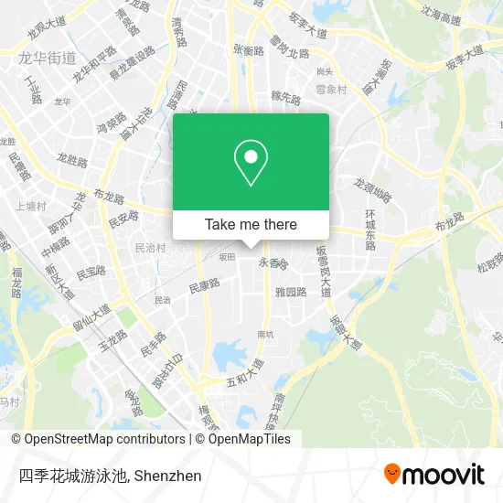 四季花城游泳池 map
