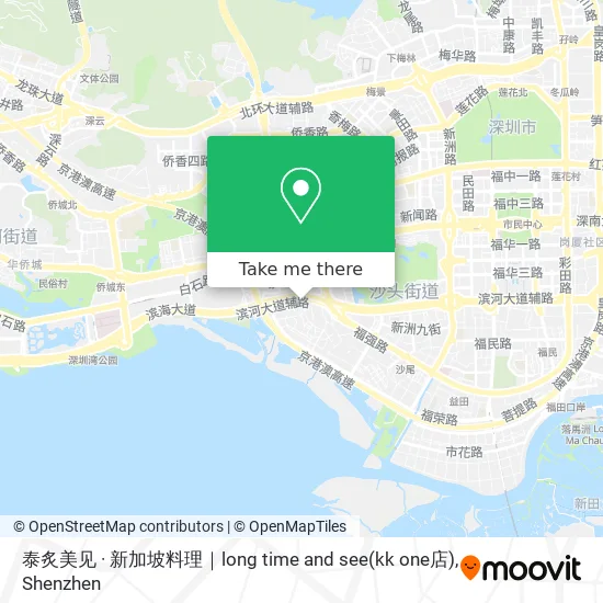 泰炙美见 · 新加坡料理｜long time and see(kk one店) map