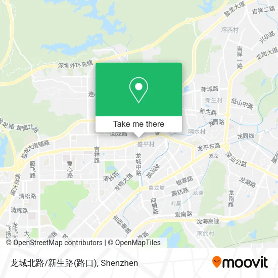 龙城北路/新生路(路口) map