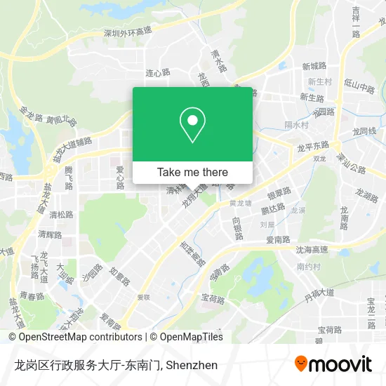 龙岗区行政服务大厅-东南门 map