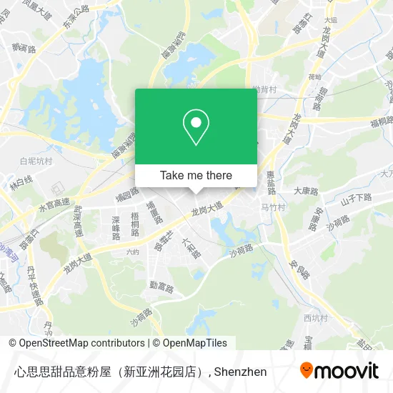 心思思甜品意粉屋（新亚洲花园店） map